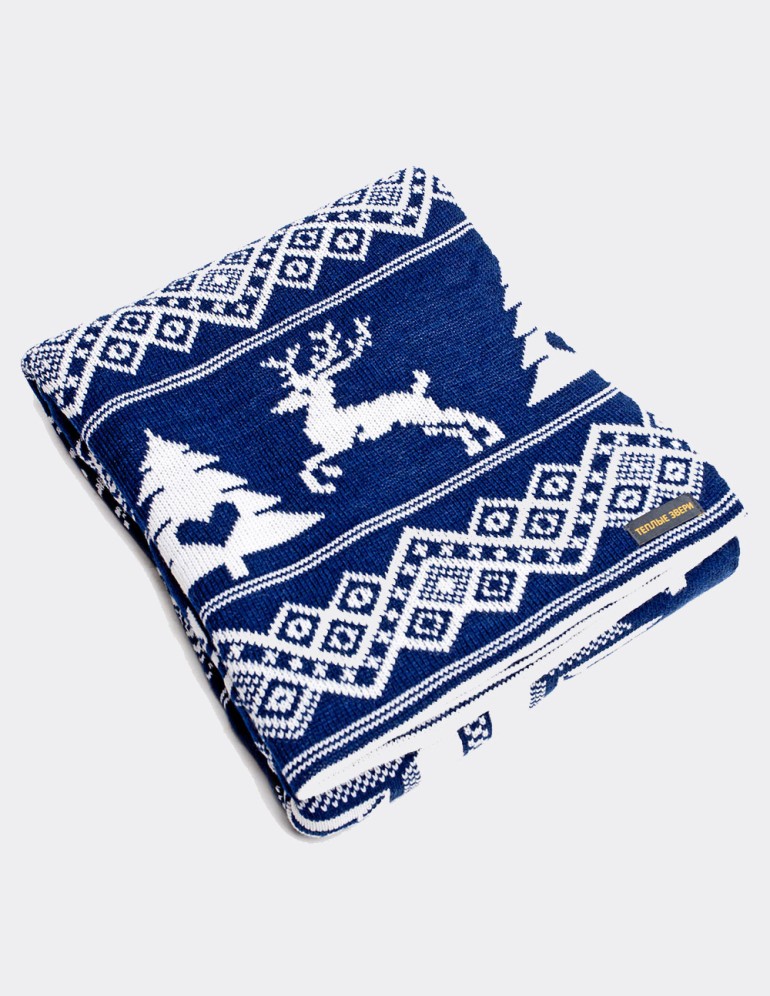 Плед с оленями - фото3