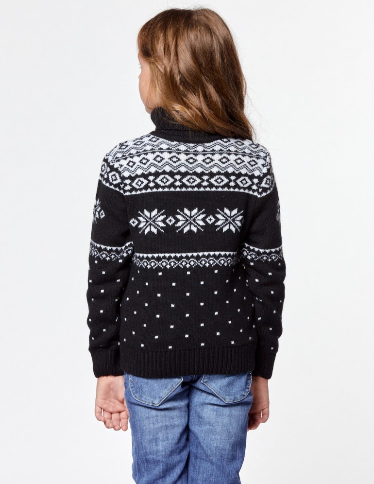 Детский свитер с оленями - фото3