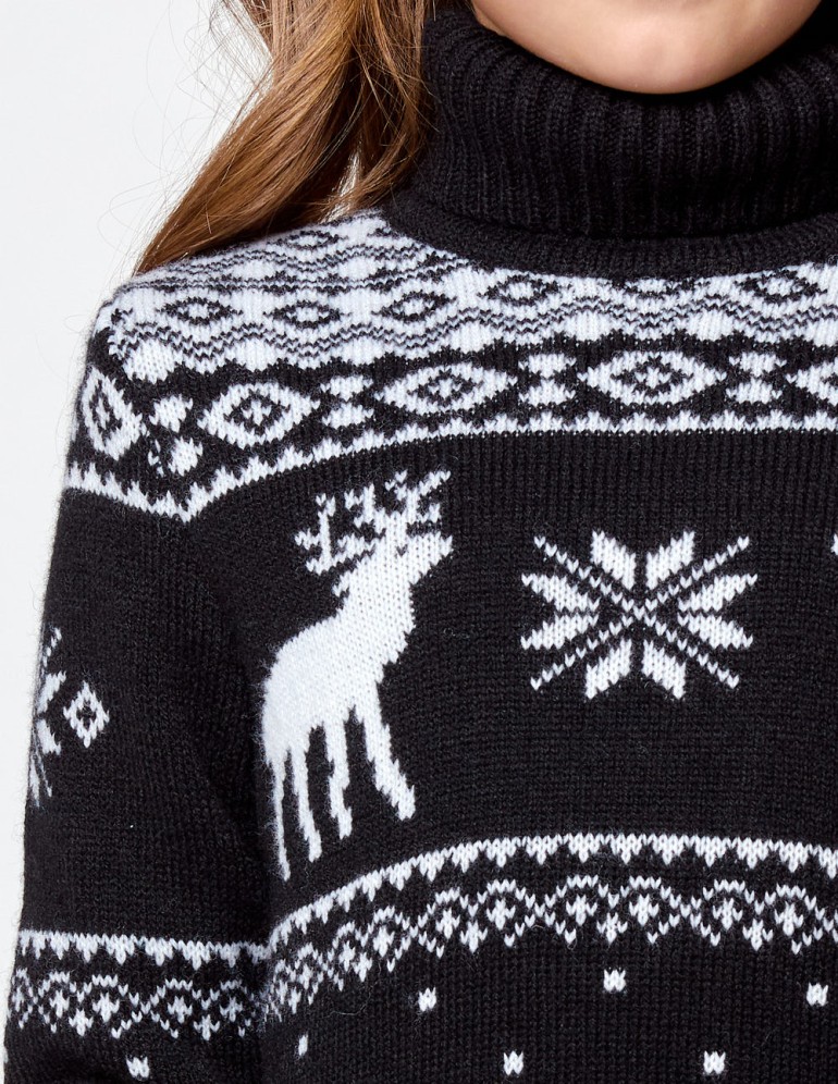 Детский свитер с оленями - фото5