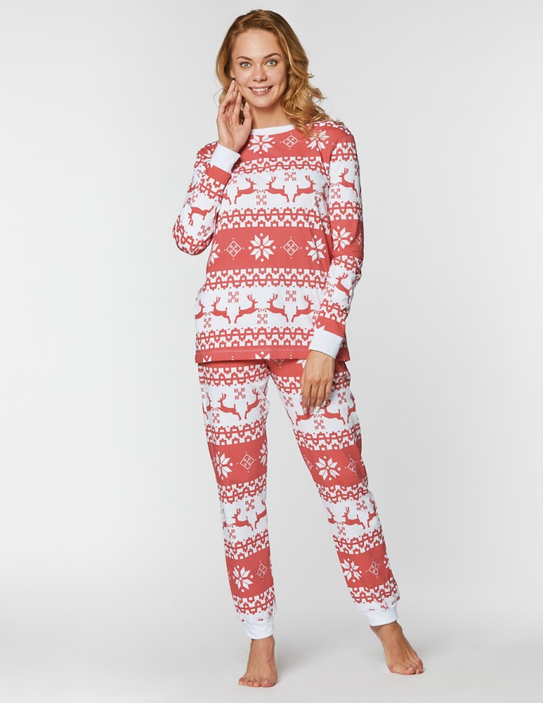 Женская пижама с оленями - фото3