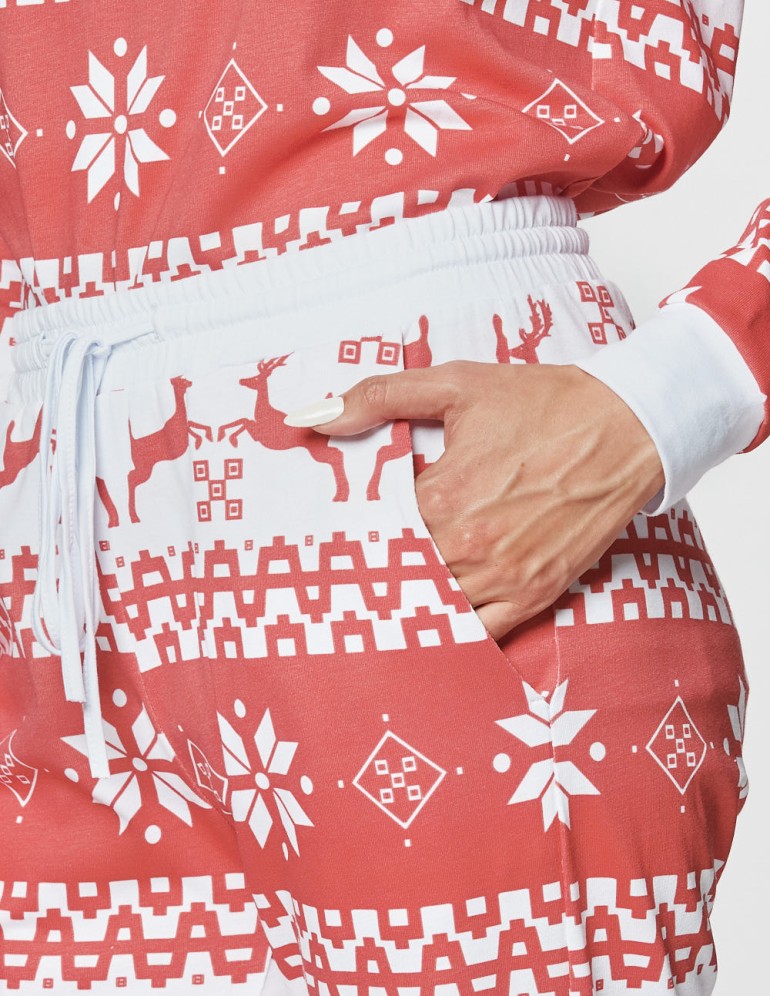 Женская пижама с оленями - фото5