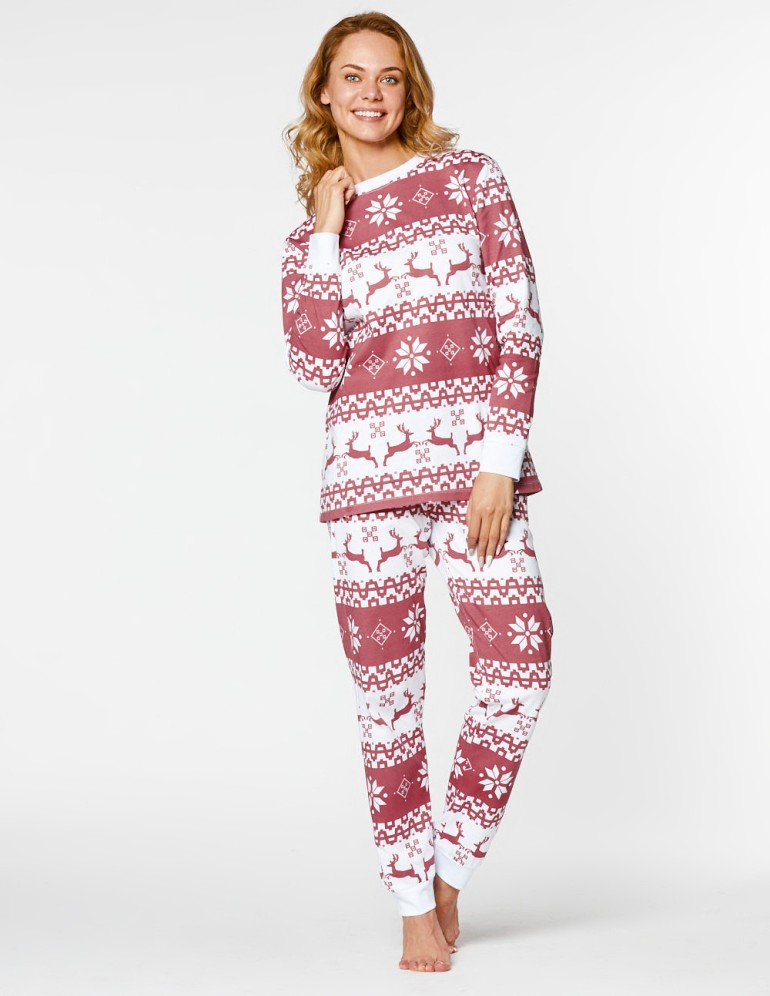 Женская пижама с оленями - фото3