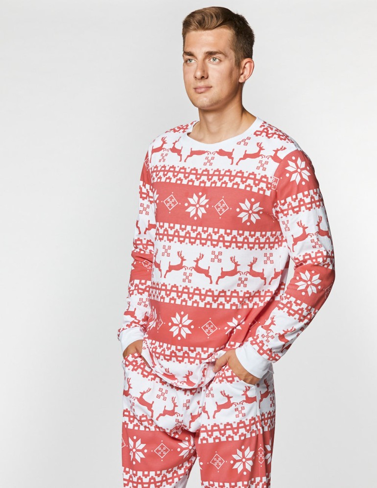 Мужская пижама с оленями - фото2