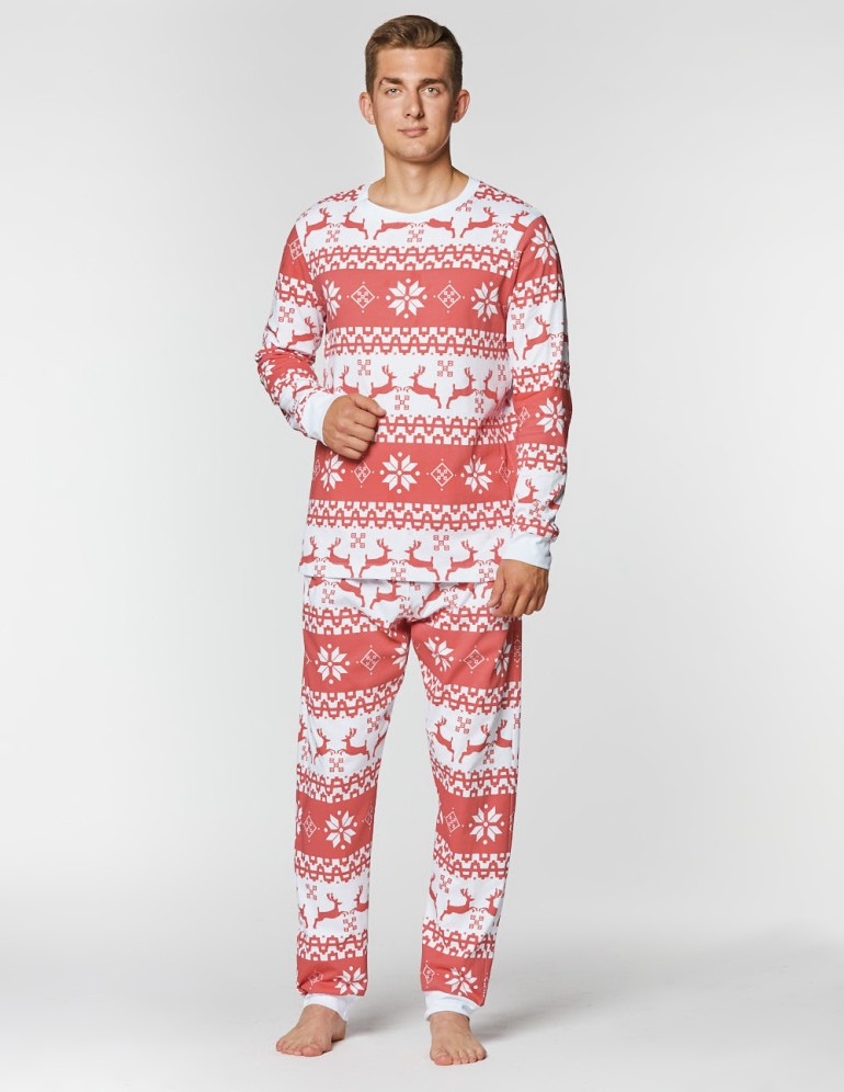 Мужская пижама с оленями - фото3