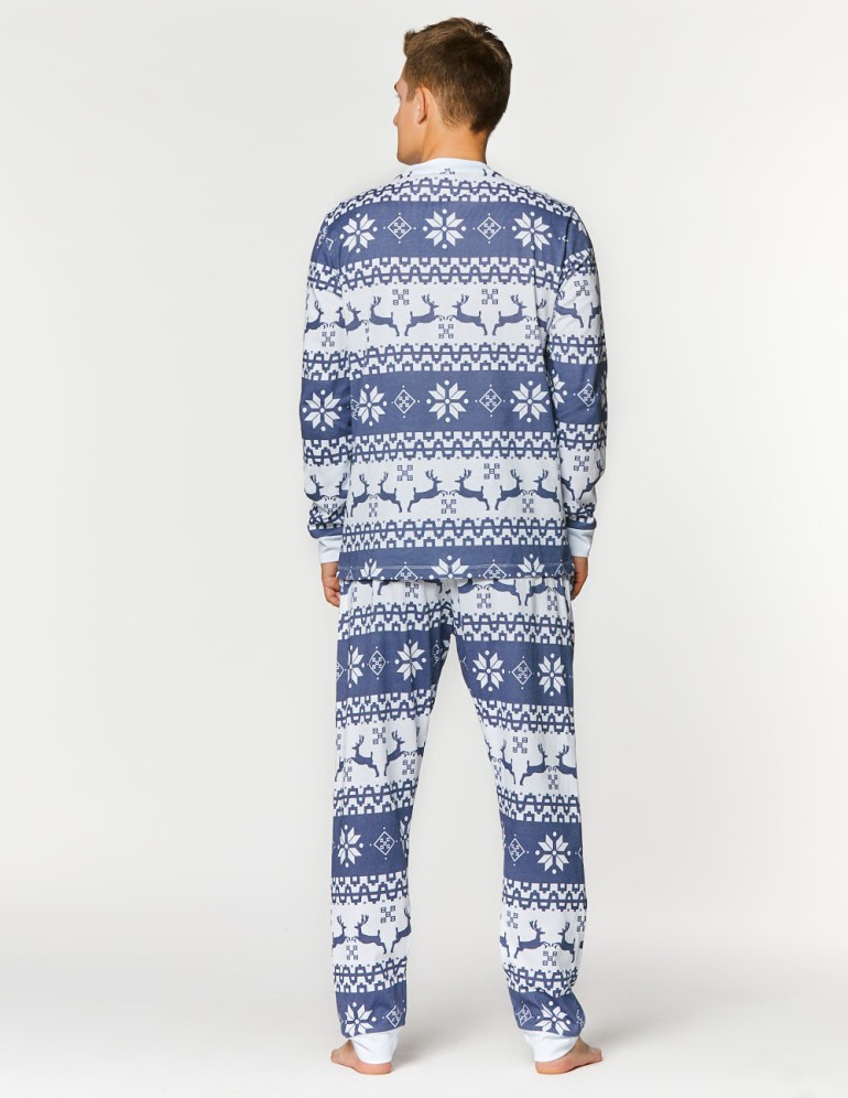 Мужская пижама с оленями - фото4