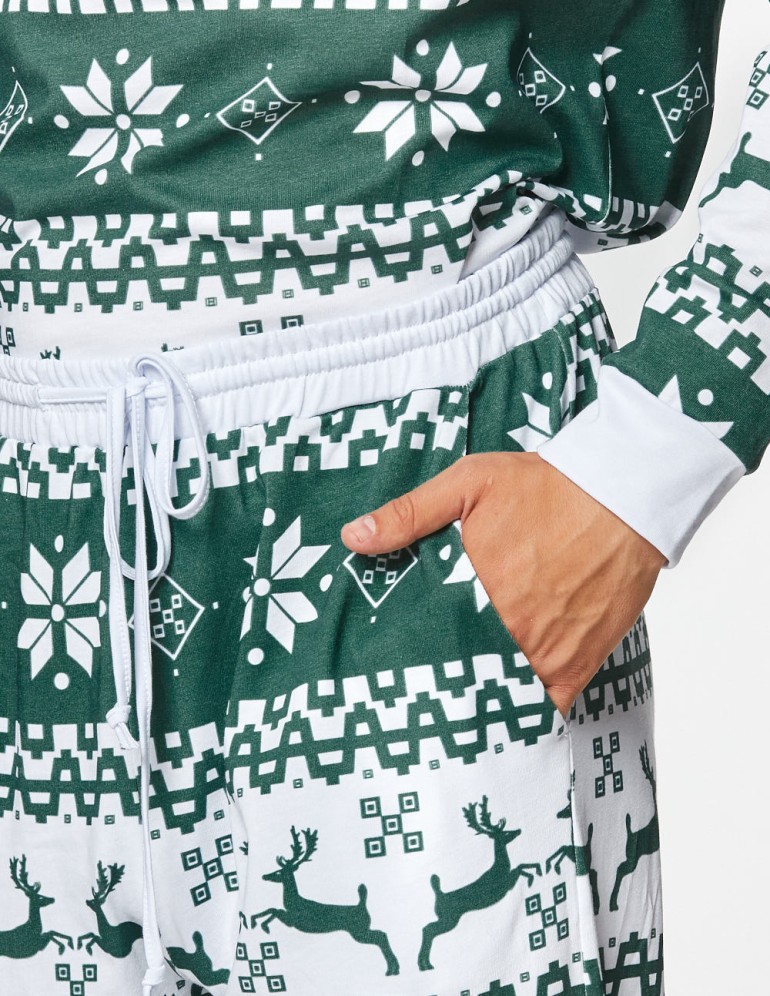 Мужская пижама с оленями - фото5