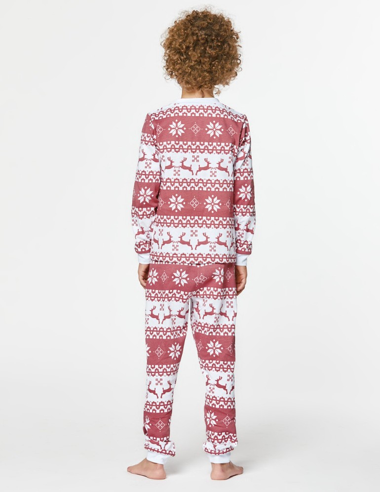 Пижама с оленями для мальчика - фото4