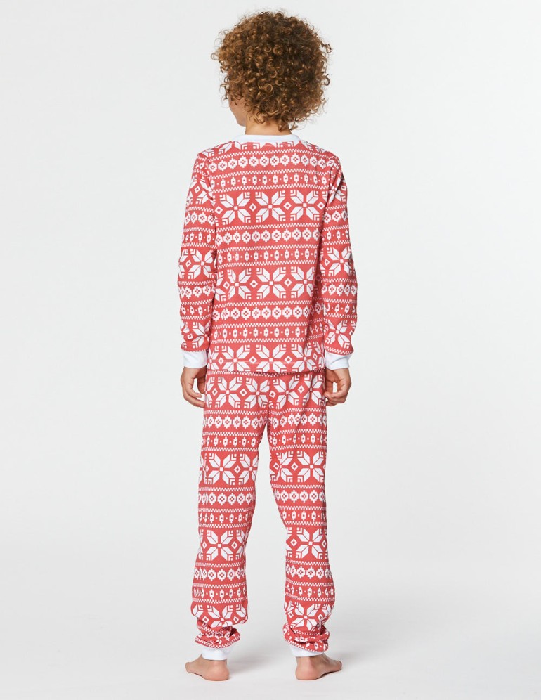 Пижама со снежинками для мальчичка - фото4
