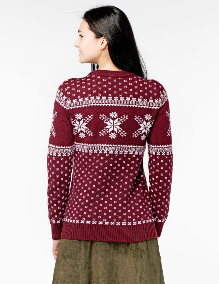 Женский свитер с совой - фото3