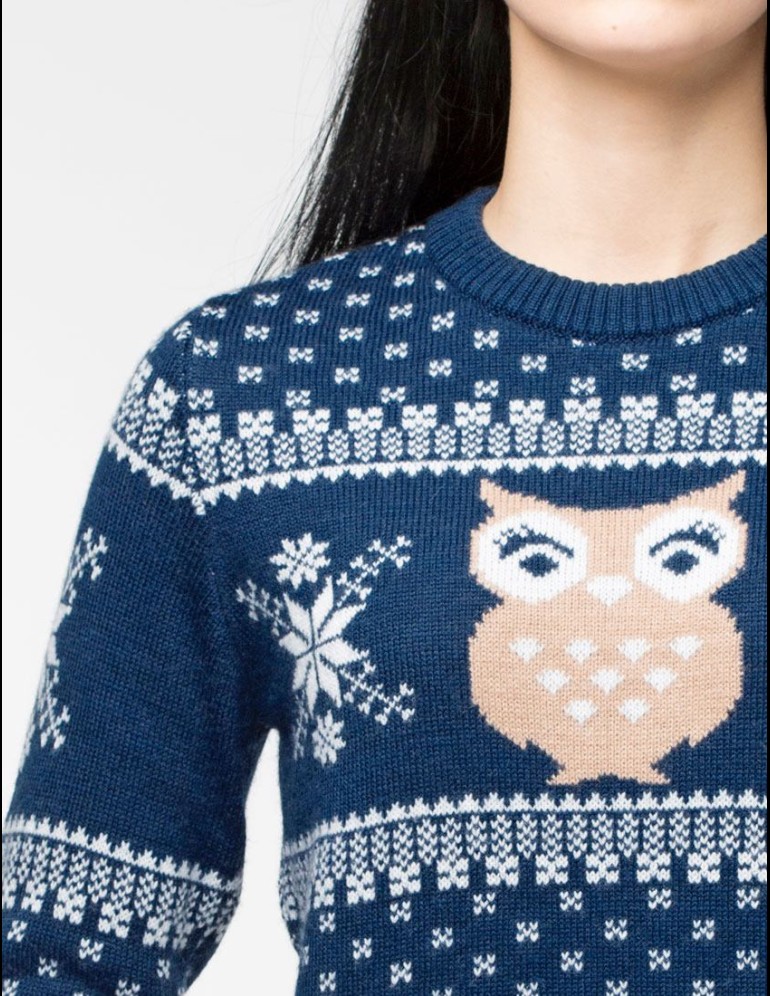 Женский свитер с совой - фото5