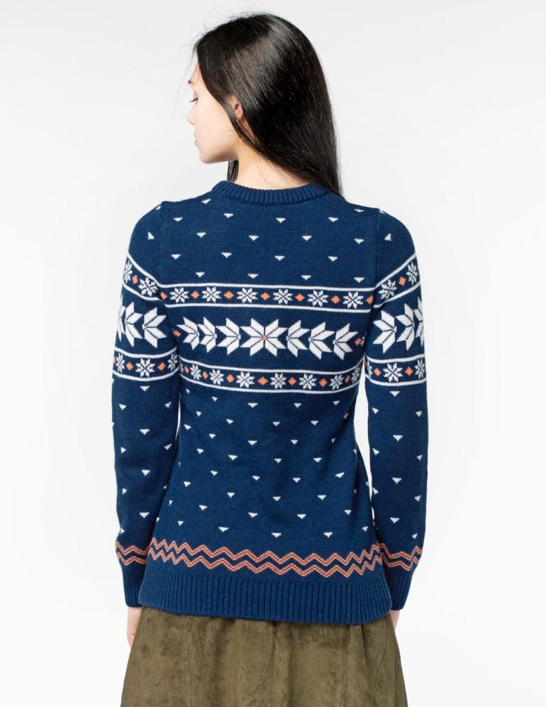 Женский свитер с лисой - фото3