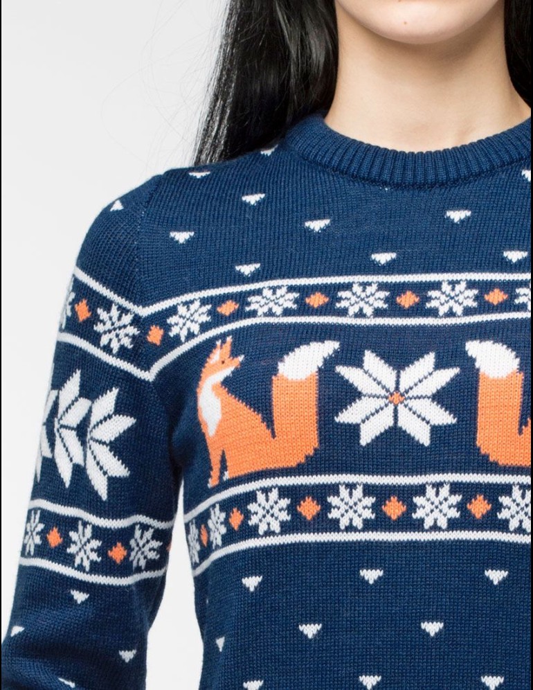 Женский свитер с лисой - фото5