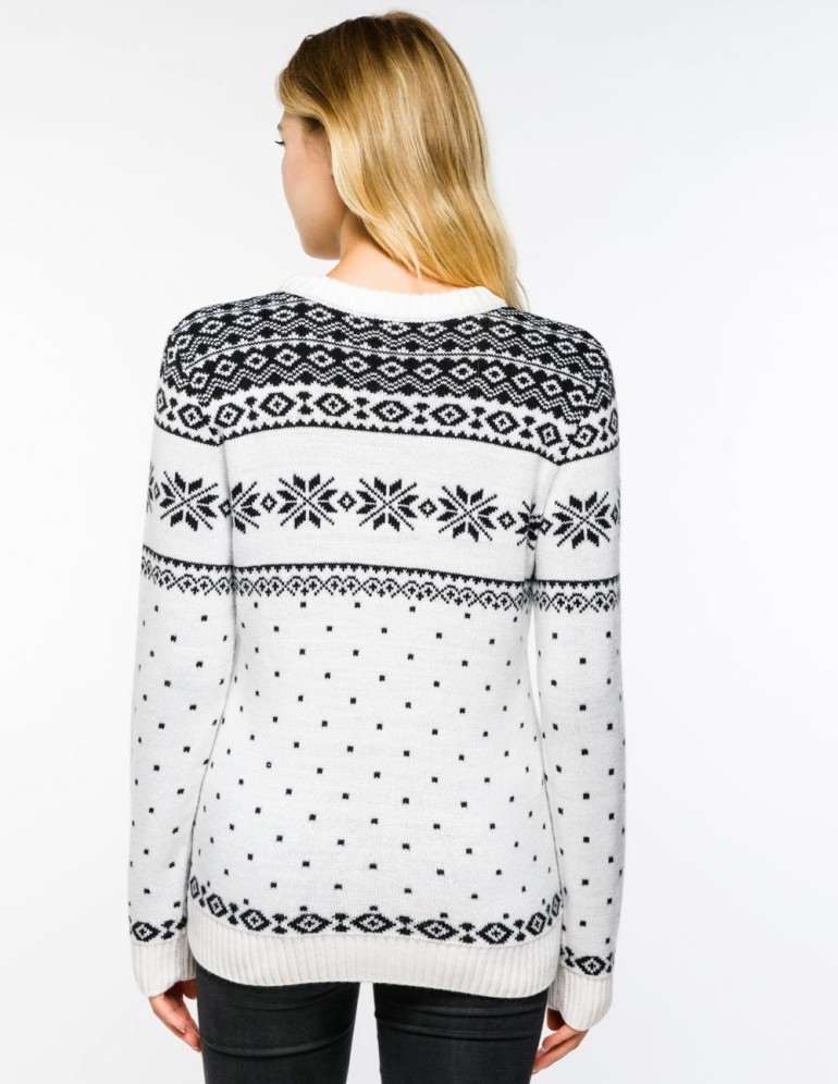 Женский свитер с оленями - фото4