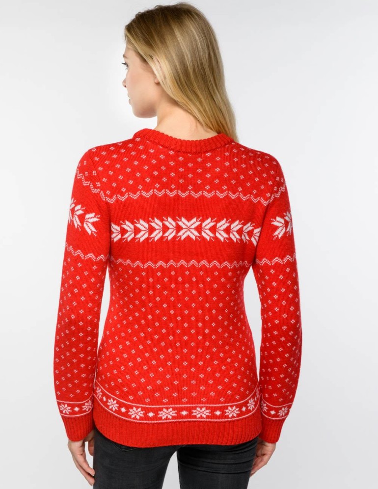 Женский свитер с зайцами - фото4