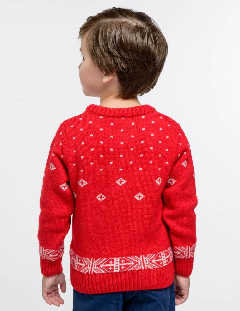 Детский свитер с медведем - фото3