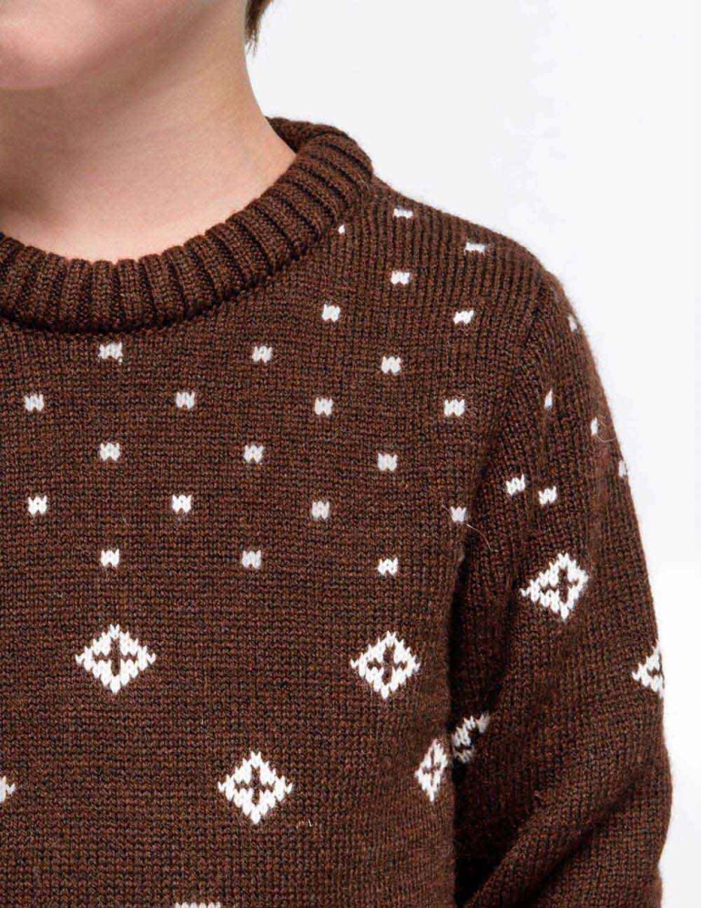 Детский свитер с медведем - фото5