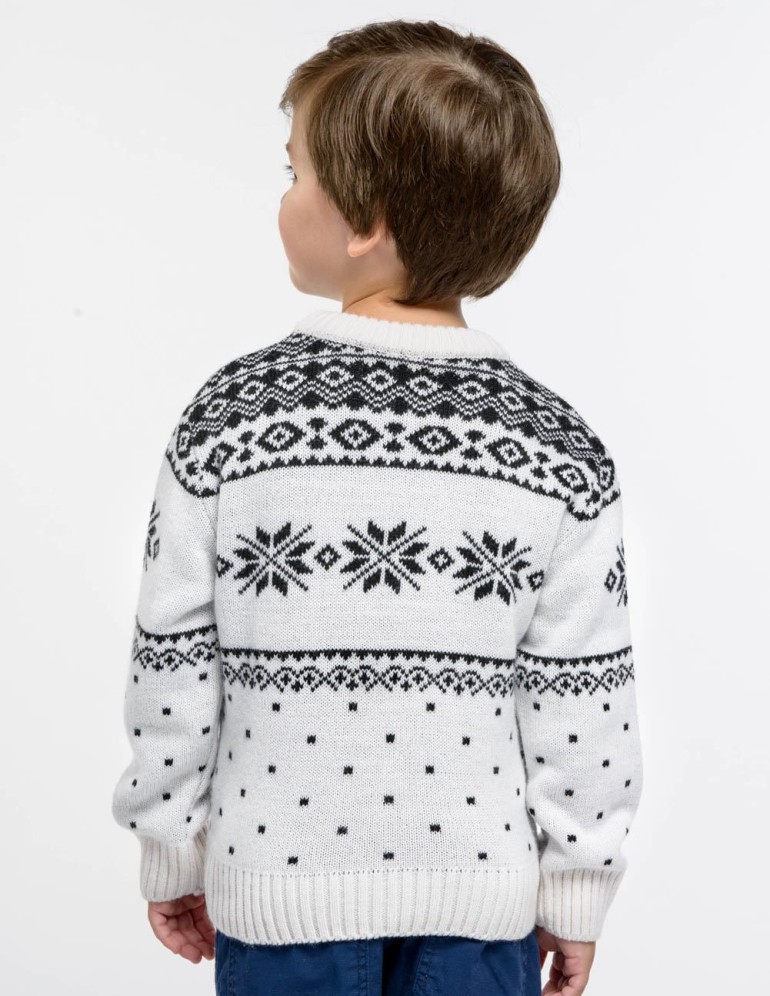 Детский свитер с оленями - фото3