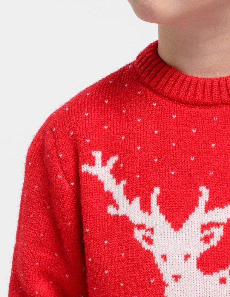 Детский свитер с оленем - фото5