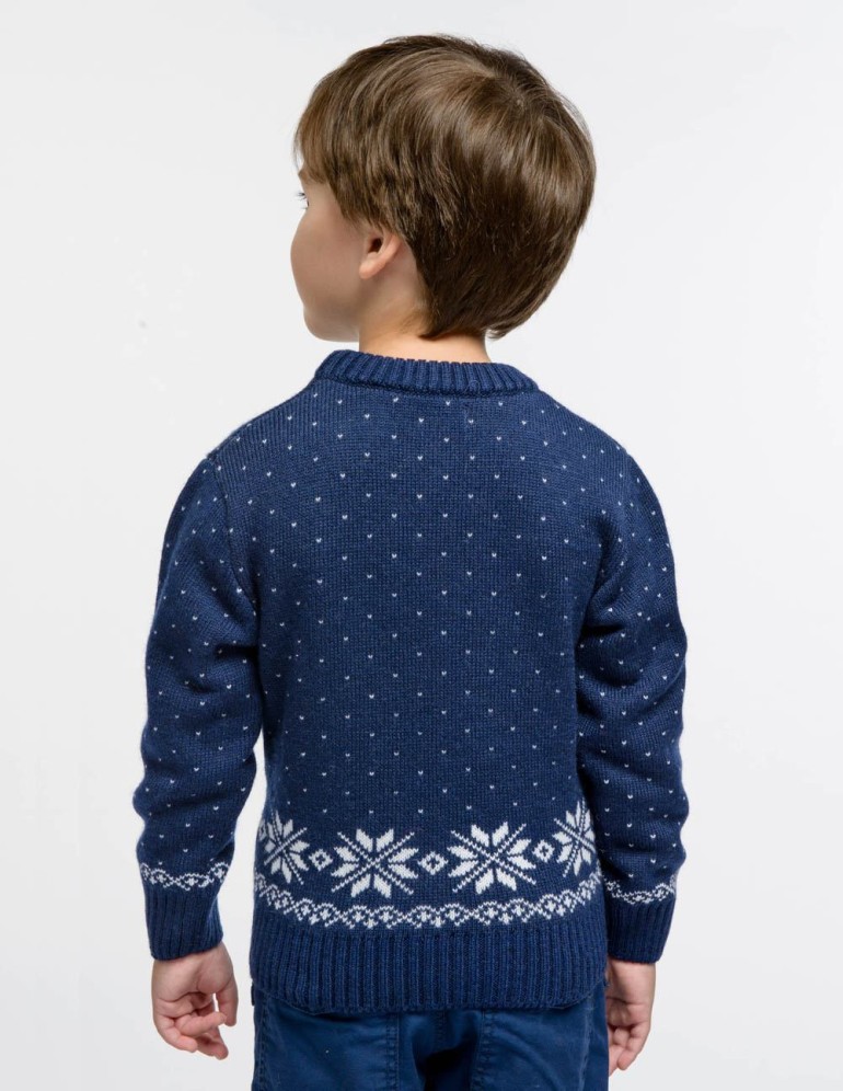 Детский свитер с оленем - фото3