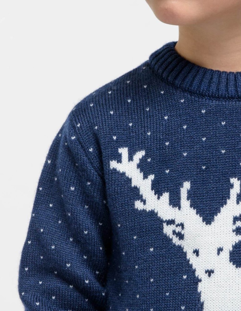 Детский свитер с оленем - фото5