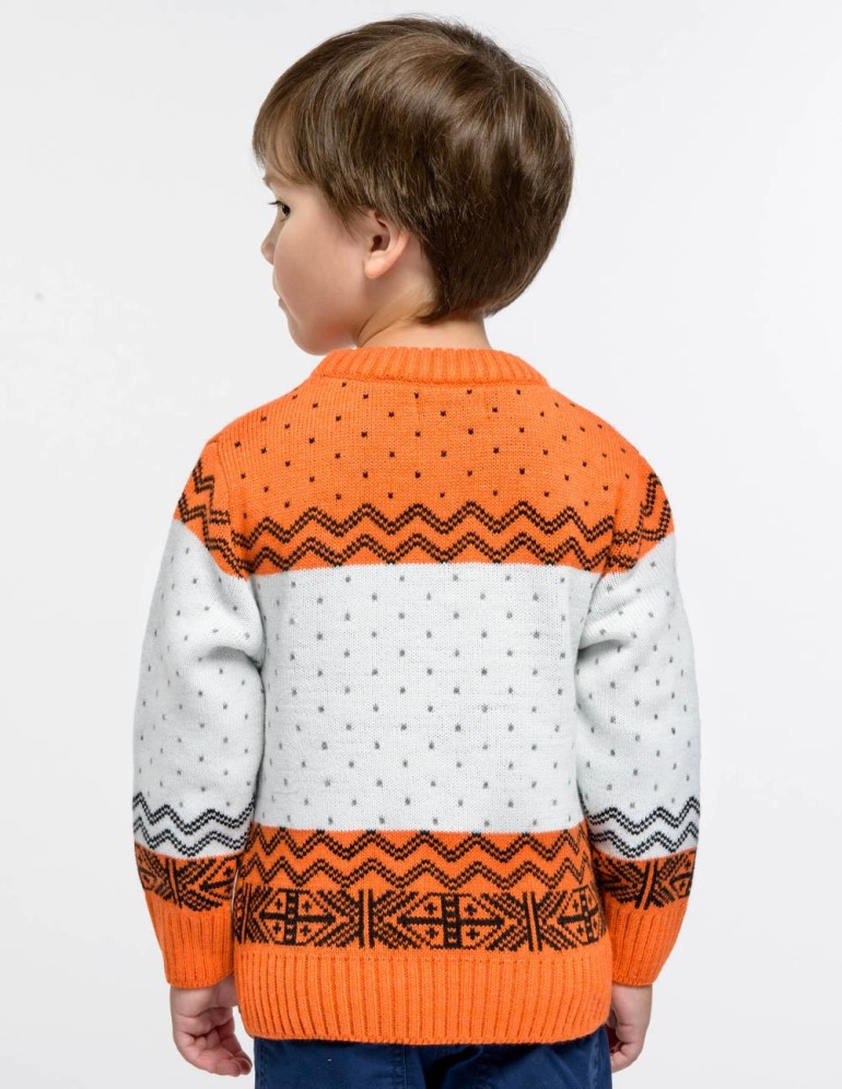 Детский свитер с енотом - фото3