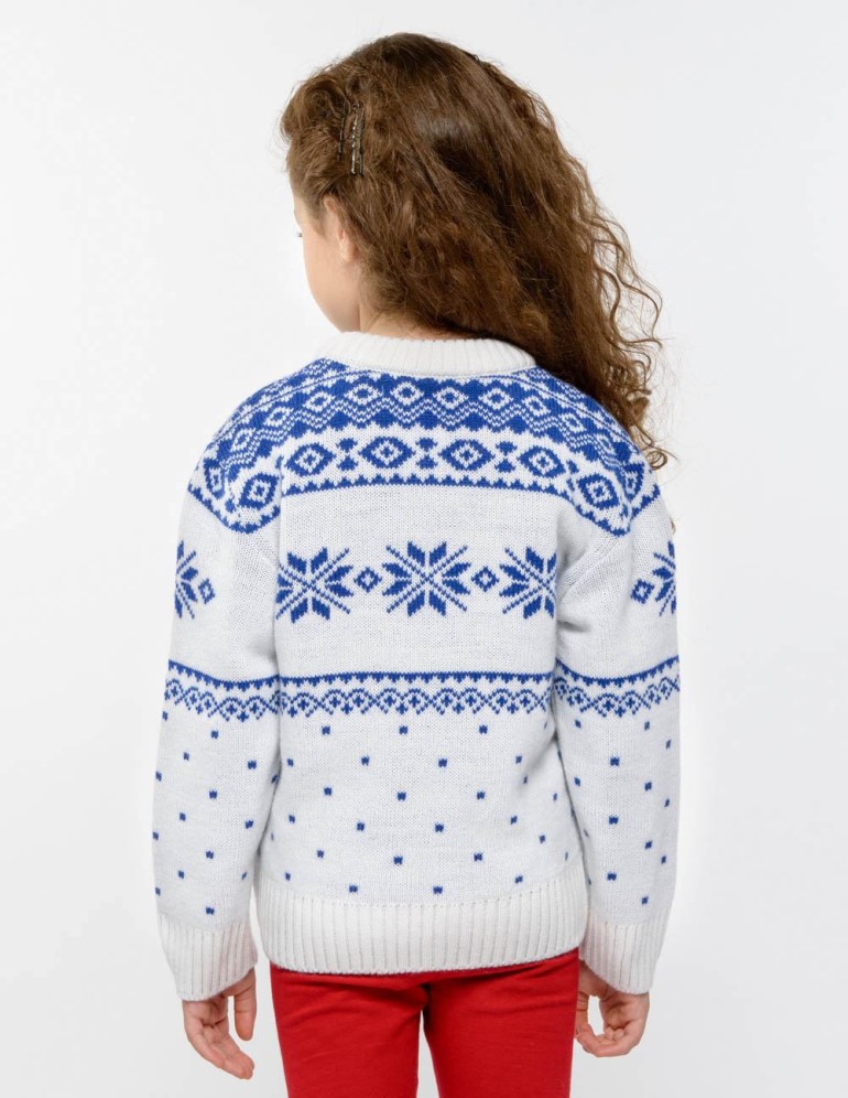 Детский свитер с оленями - фото3