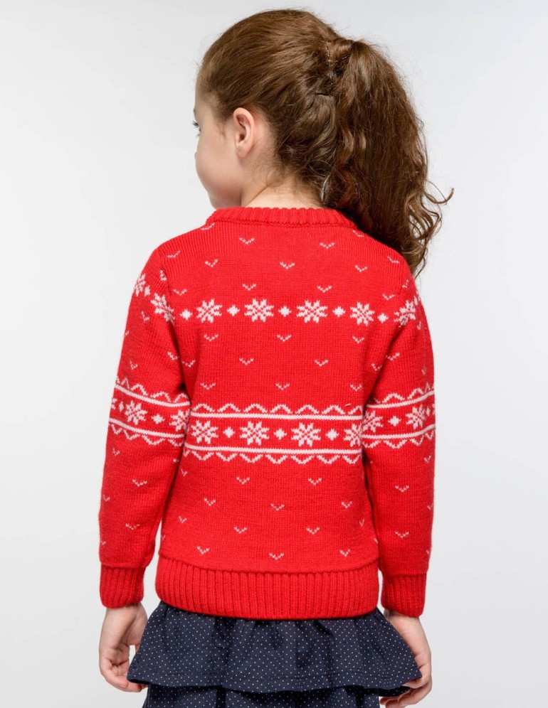 Детский свитер с белкой - фото3