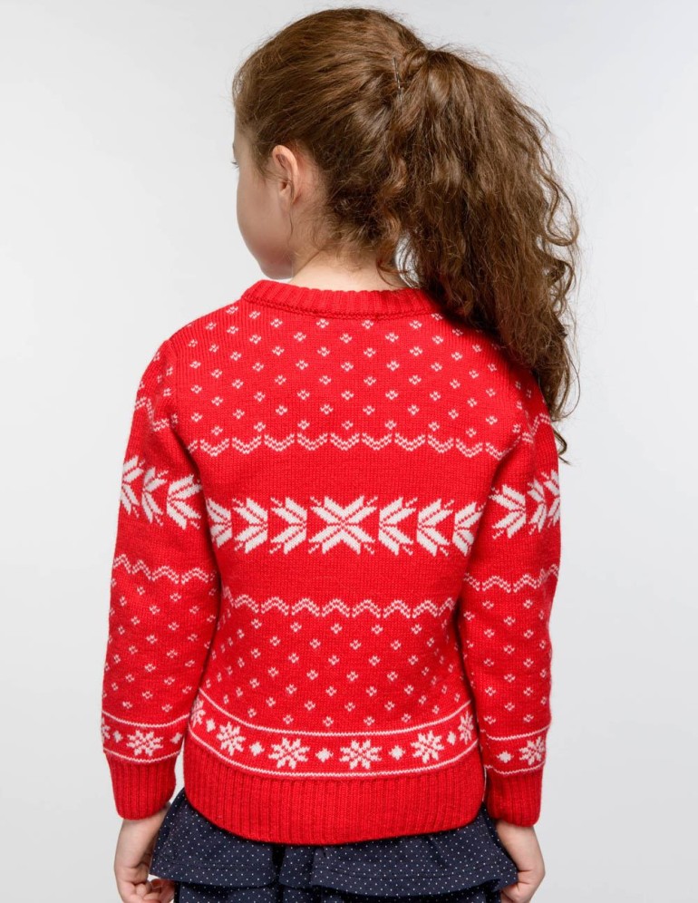 Детский свитер с зайцем - фото3