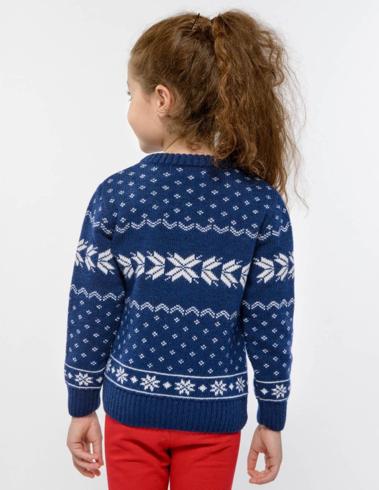 Детский свитер с зайцем - фото3