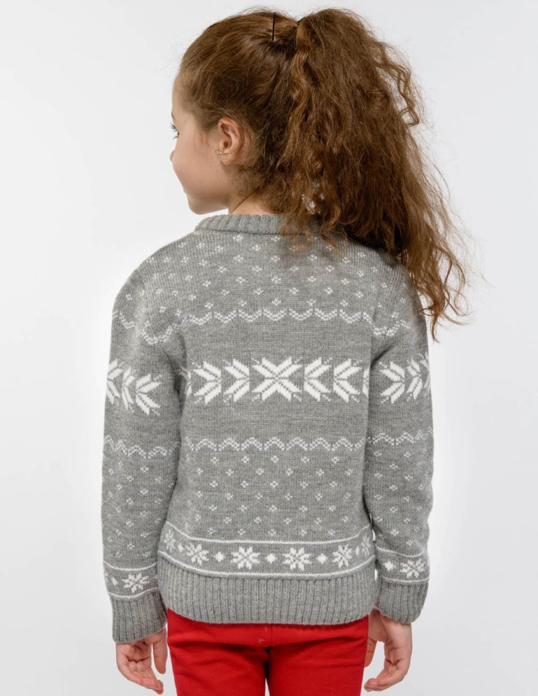 Детский свитер с зайцем - фото3