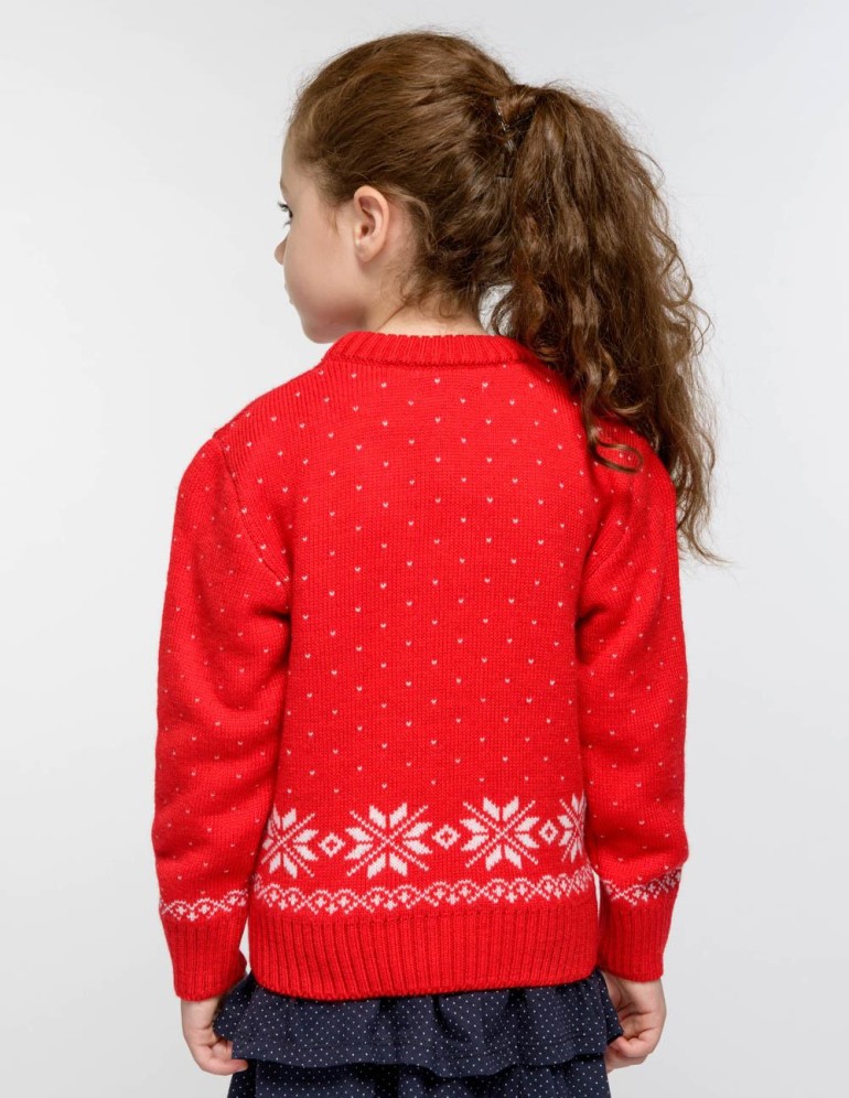 Детский свитер с оленем - фото3