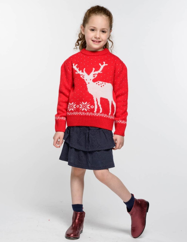 Детский свитер с оленем - фото4