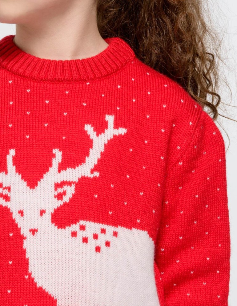 Детский свитер с оленем - фото5