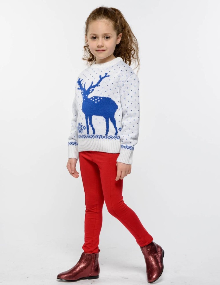 Детский свитер с оленем - фото4