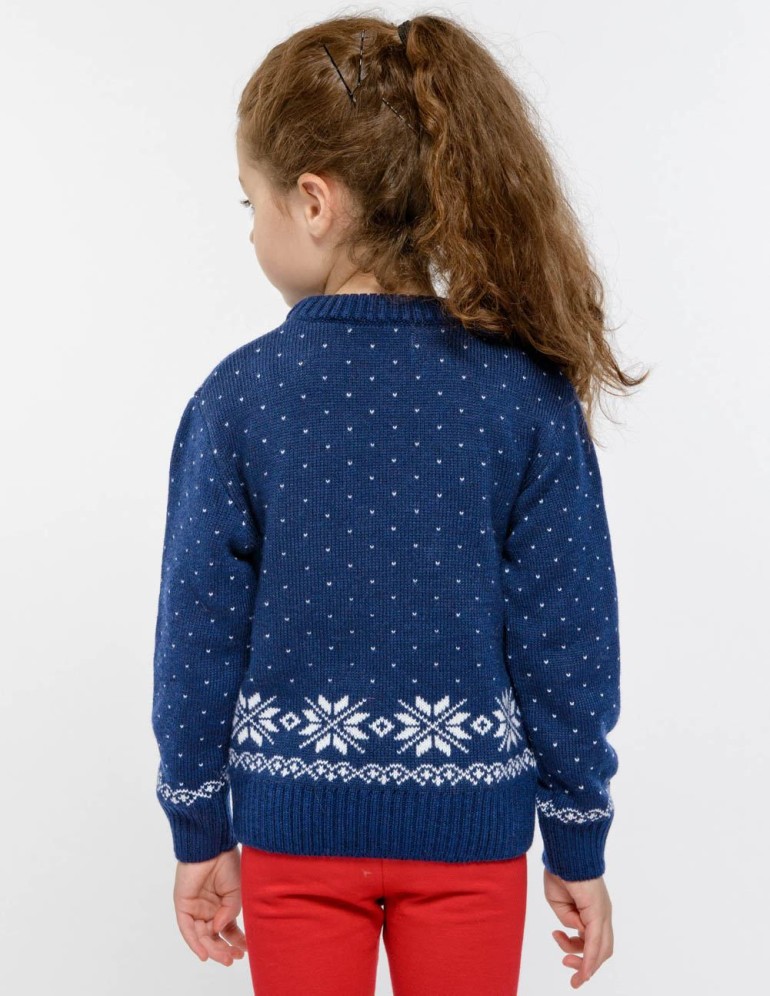 Детский свитер с оленем - фото3