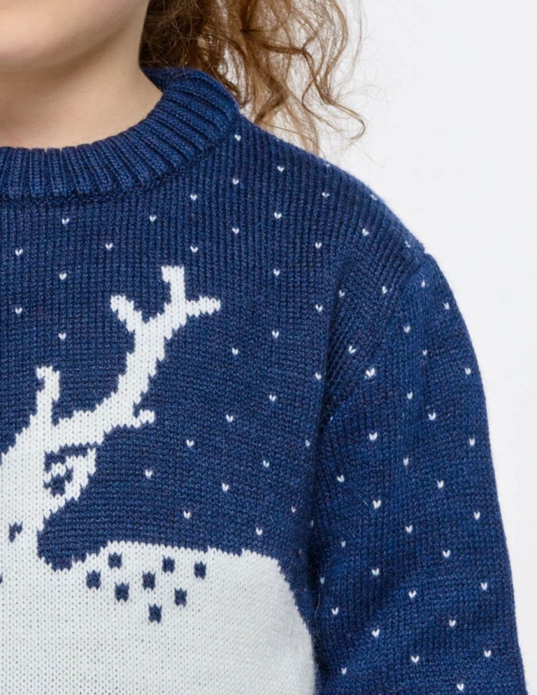 Детский свитер с оленем - фото5