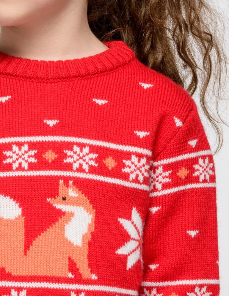 Детский свитер с лисой - фото5