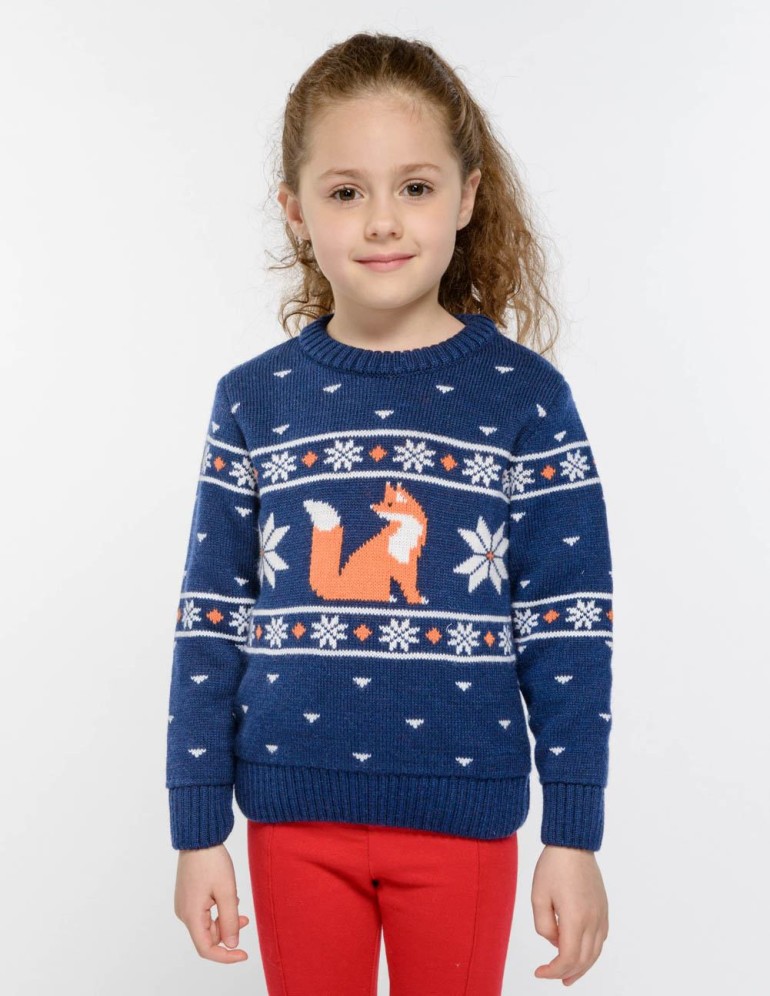 Детский свитер с лисой - фото2