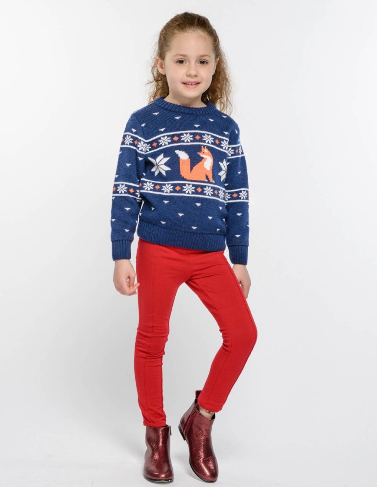 Детский свитер с лисой - фото4