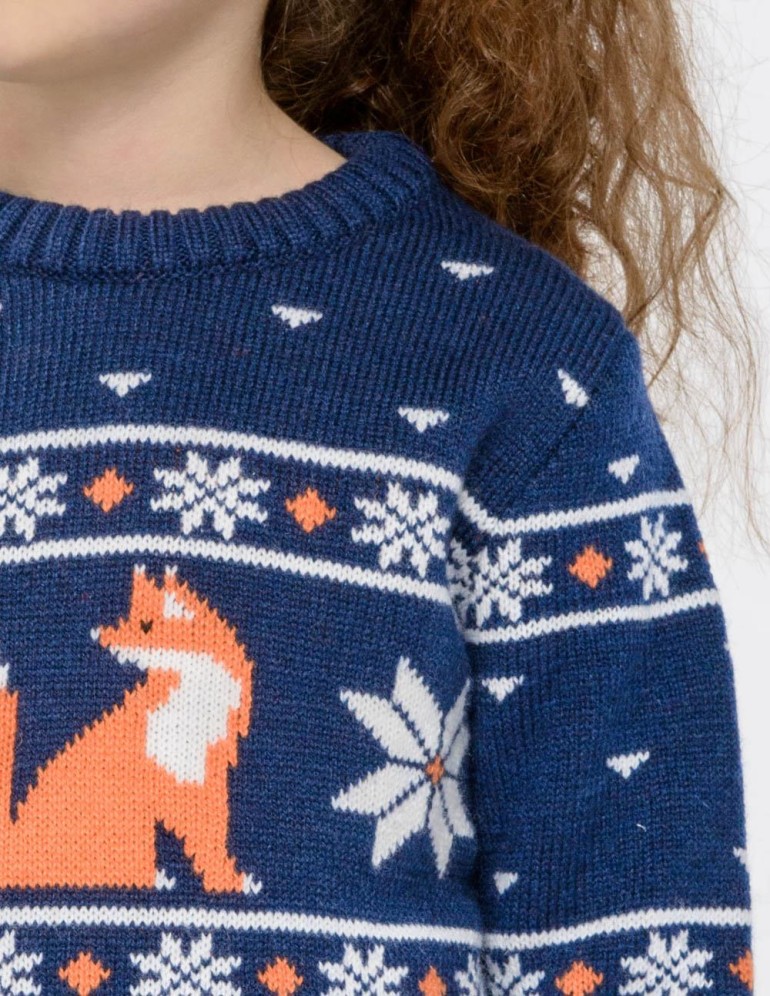 Детский свитер с лисой - фото5