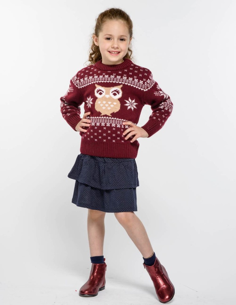 Детский свитер с совой - фото4