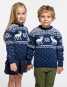 Детские парные свитеры с оленями - фото2