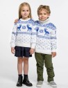 Детские парные свитеры с оленями - фото3