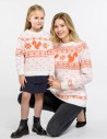 Свитеры с белками для мамы и дочки - фото2