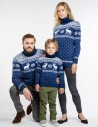 Свитеры с оленями для папы, мамы и ребёнка - фото3