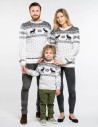 Свитеры с оленями для папы, мамы и ребёнка - фото4