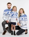 Свитеры с оленями для папы, мамы и ребёнка - фото1