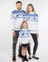 Свитеры с оленями для папы, мамы и ребёнка - фото4