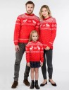 Свитеры с оленями для папы, мамы и ребёнка - фото3
