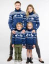 Свитеры с оленями для папы, мамы и двух детей - фото3